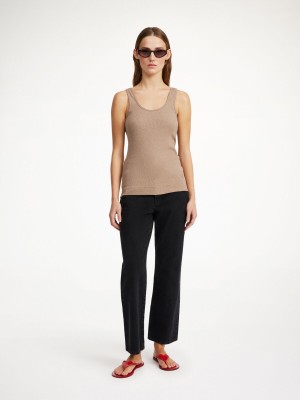 By Malene Birger Anisa Organic Cotton Tank Topjes Nomad | NL_BB63298