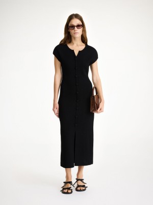 By Malene Birger Bielas Maxi Dress Gebreide Kleding Zwart | NL_BB80490