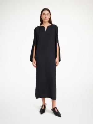 By Malene Birger Cais Maxi Jurk Zwart | NL_BB16613