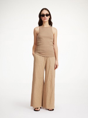 By Malene Birger Campine Wide-leg Broek Tannin | NL_BB67420