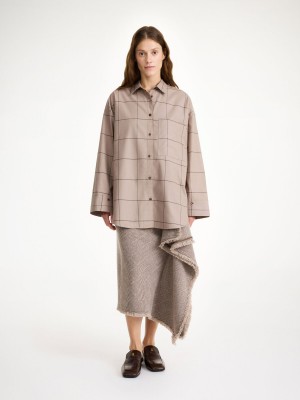 By Malene Birger Derris Organic Cotton Overhemd Autumn check | NL_BB76826