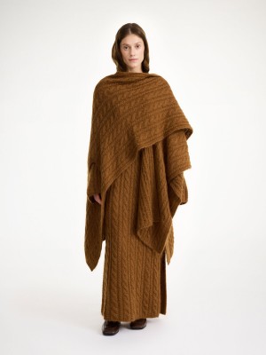 By Malene Birger Kassillas Wool-blend Poncho Gebreide Kleding Bison | NL_BB97627