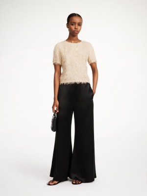 By Malene Birger Lucee Flared Broek Zwart | NL_BB51938