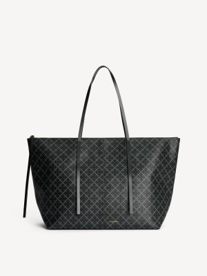 By Malene Birger Luze Tote Tassen Charcoal | NL_BB24768