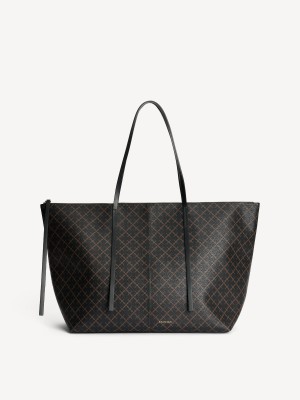 By Malene Birger Luze Tote Tassen Donker | NL_BB88984