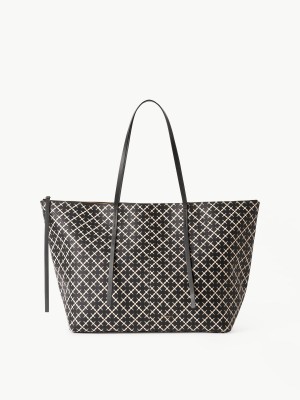 By Malene Birger Luze Tote Tassen Zwart | NL_BB36573