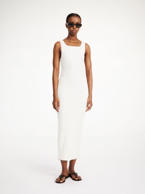 By Malene Birger Milelo Maxi Dress Gebreide Kleding Wit | NL_BB13671