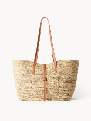 By Malene Birger Palla Straw Tote Tassen Licht | NL_BB94376