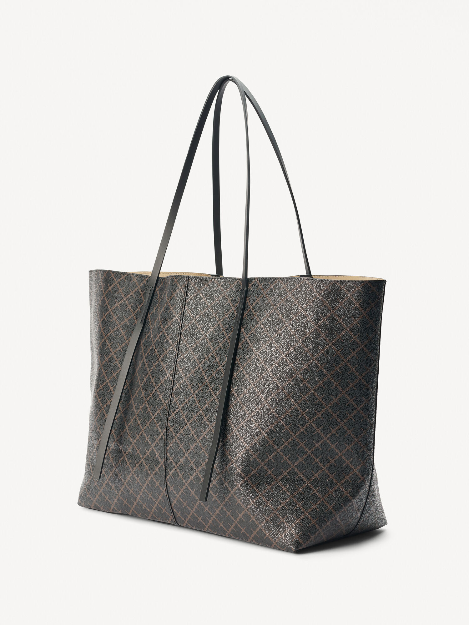 By Malene Birger Abi Printed Tote Tassen Donker | NL_BB44754