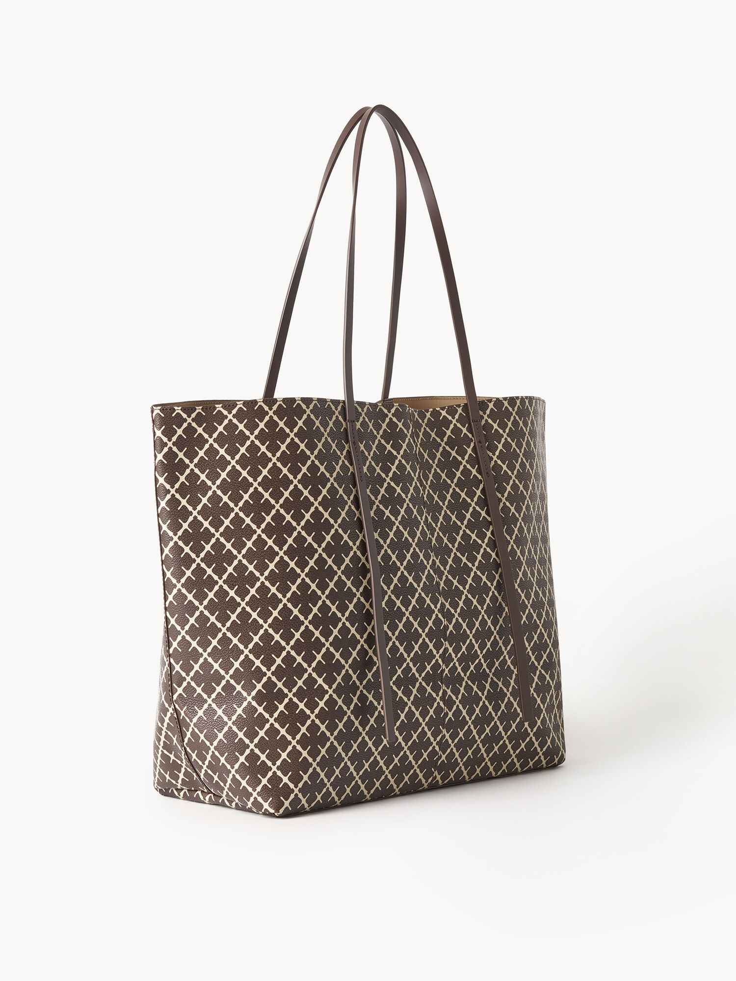 By Malene Birger Abi Printed Tote Tassen Bruin | NL_BB97687