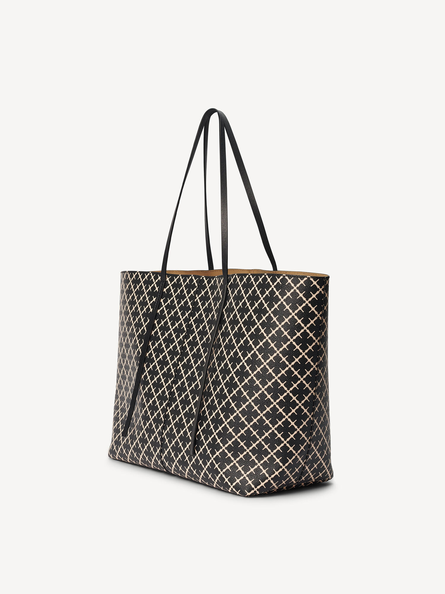 By Malene Birger Abi Printed Tote Tassen Zwart | NL_BB76807