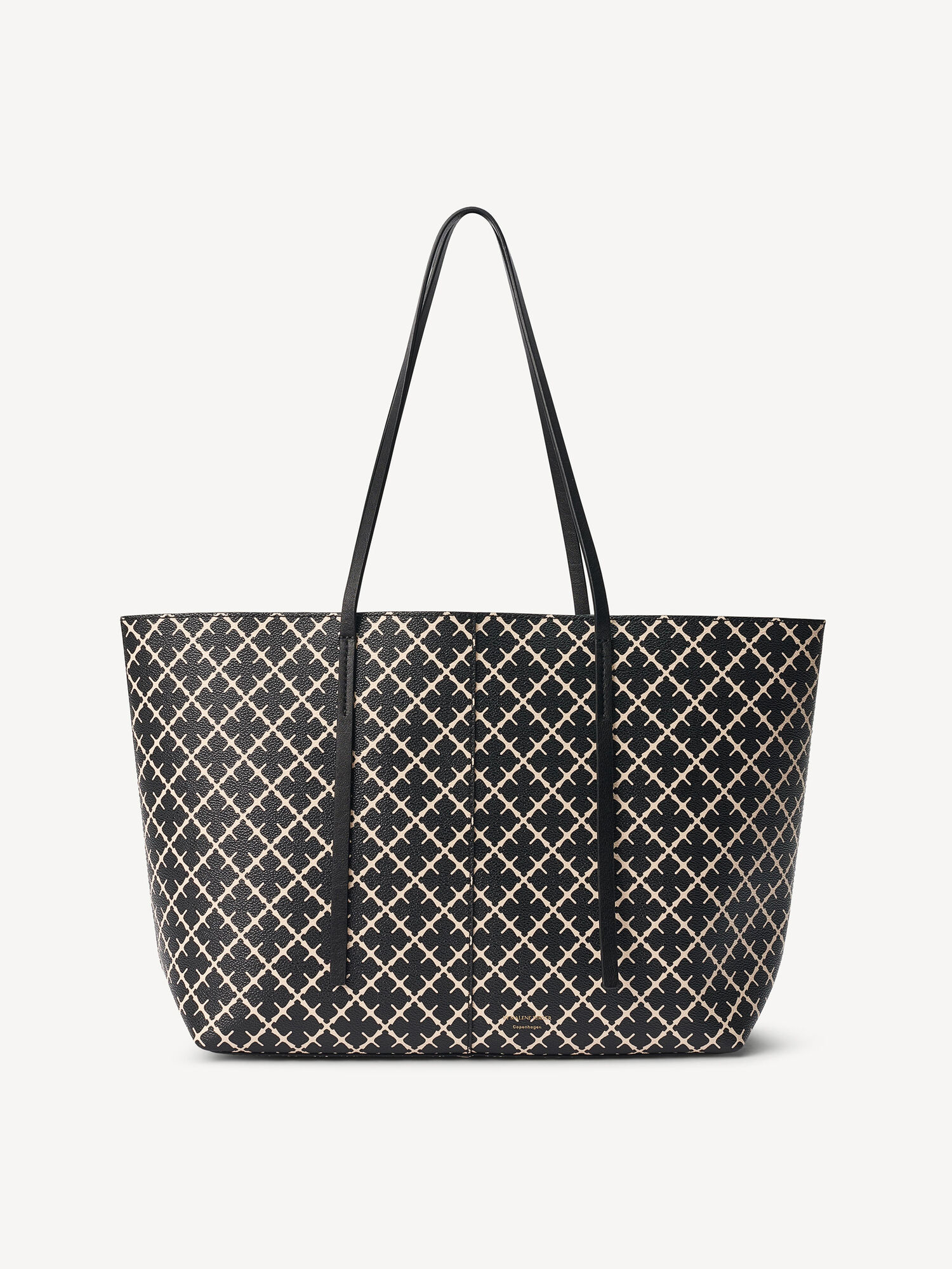 By Malene Birger Abigail Printed Tote Tassen Zwart | NL_BB58959