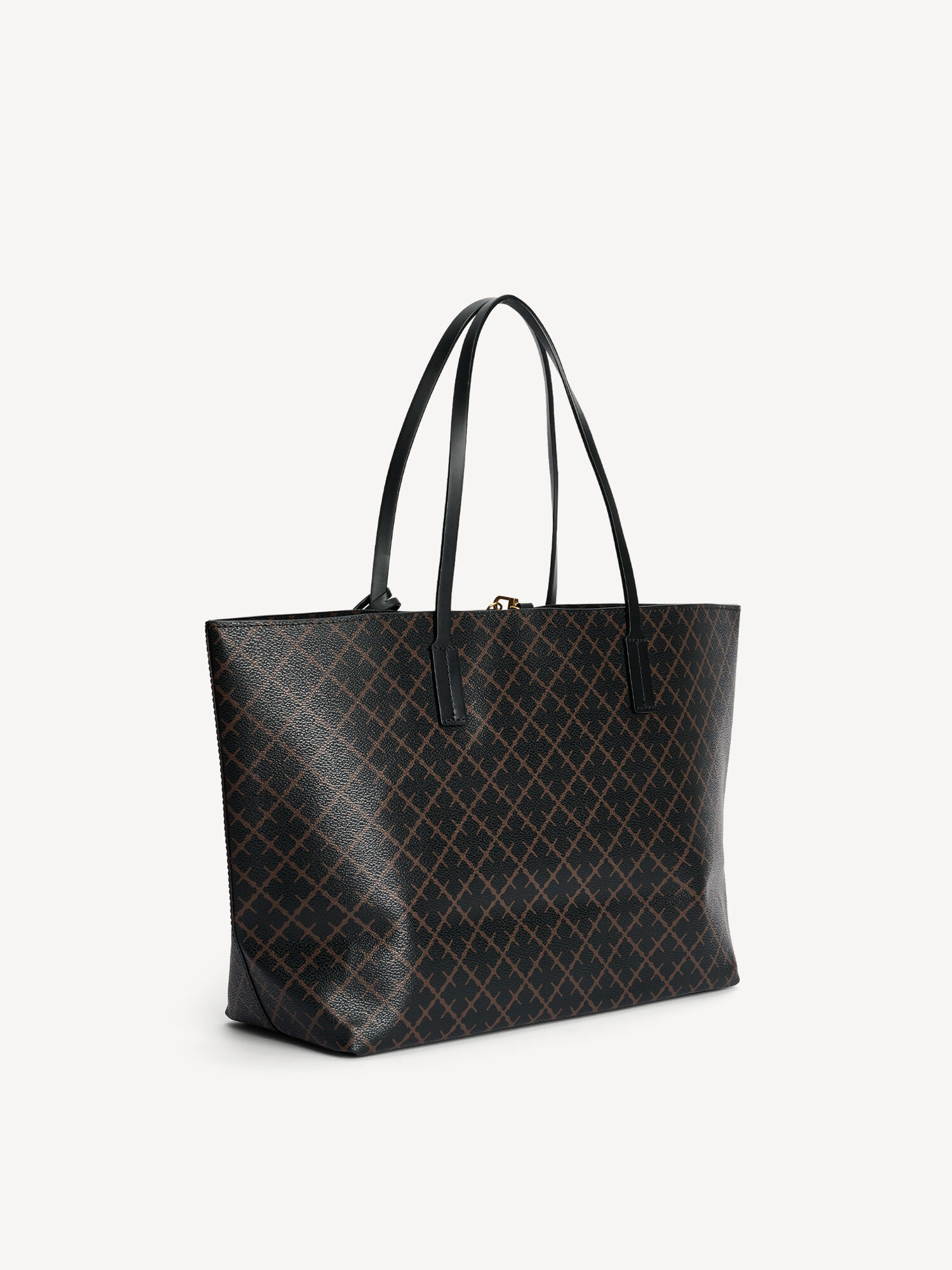 By Malene Birger Abigail Printed Tote Tassen Donker | NL_BB92848