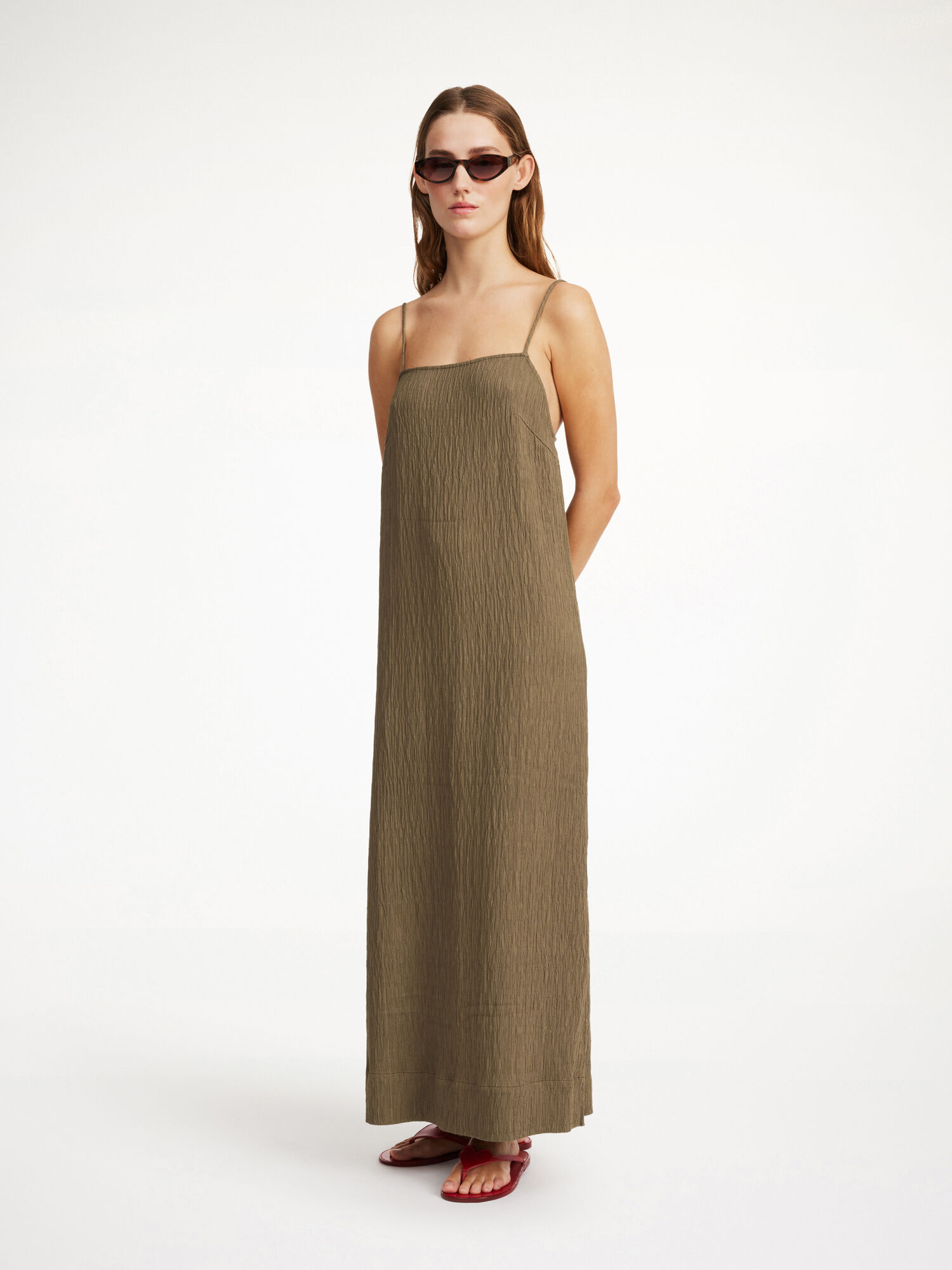 By Malene Birger Almeena Maxi Jurk Shitake | NL_BB87178