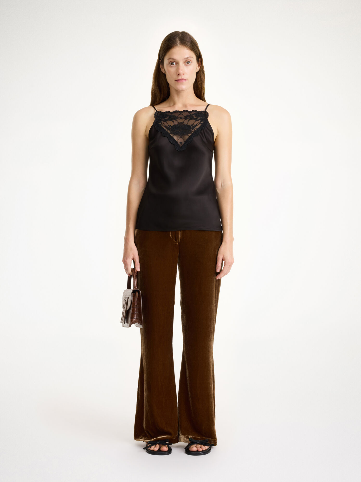 By Malene Birger Amores High-waisted Broek Bison | NL_BB21918