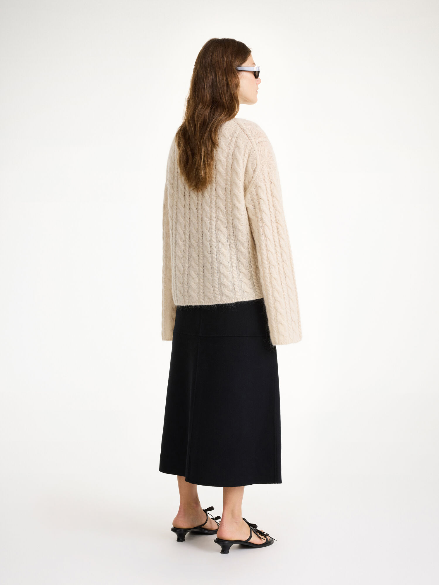 By Malene Birger Angello Wool Midi Rokken Zwart | NL_BB38968