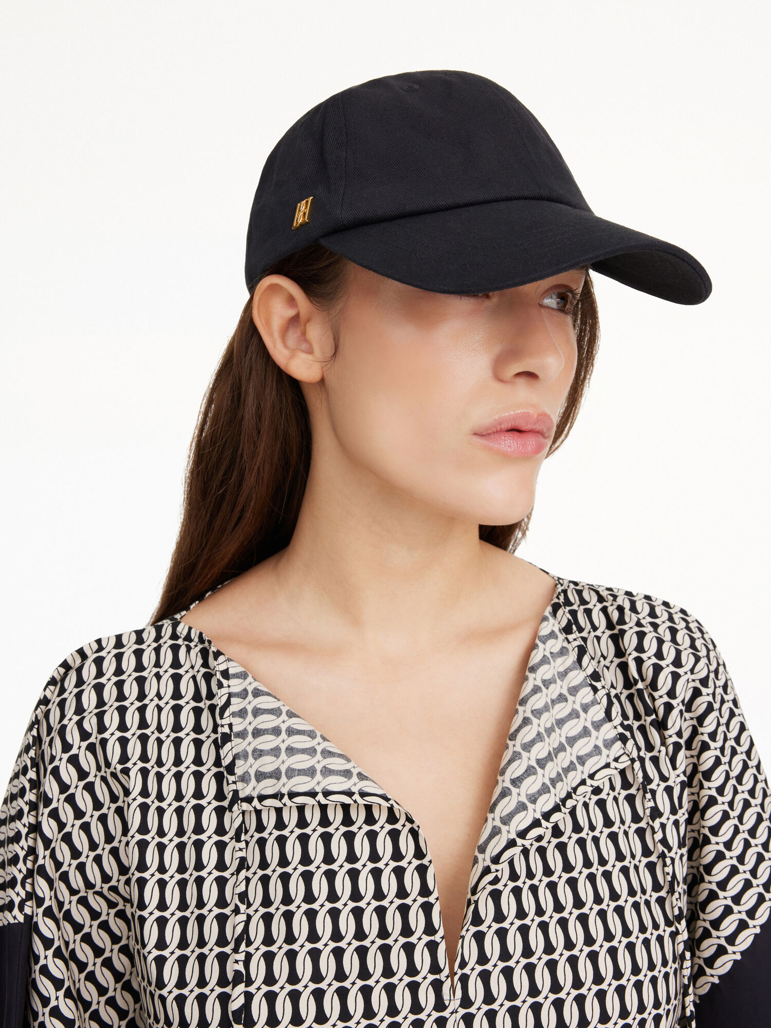 By Malene Birger Aubriela Organic Cotton Hat Andere Accessoires Zwart | NL_BB61627