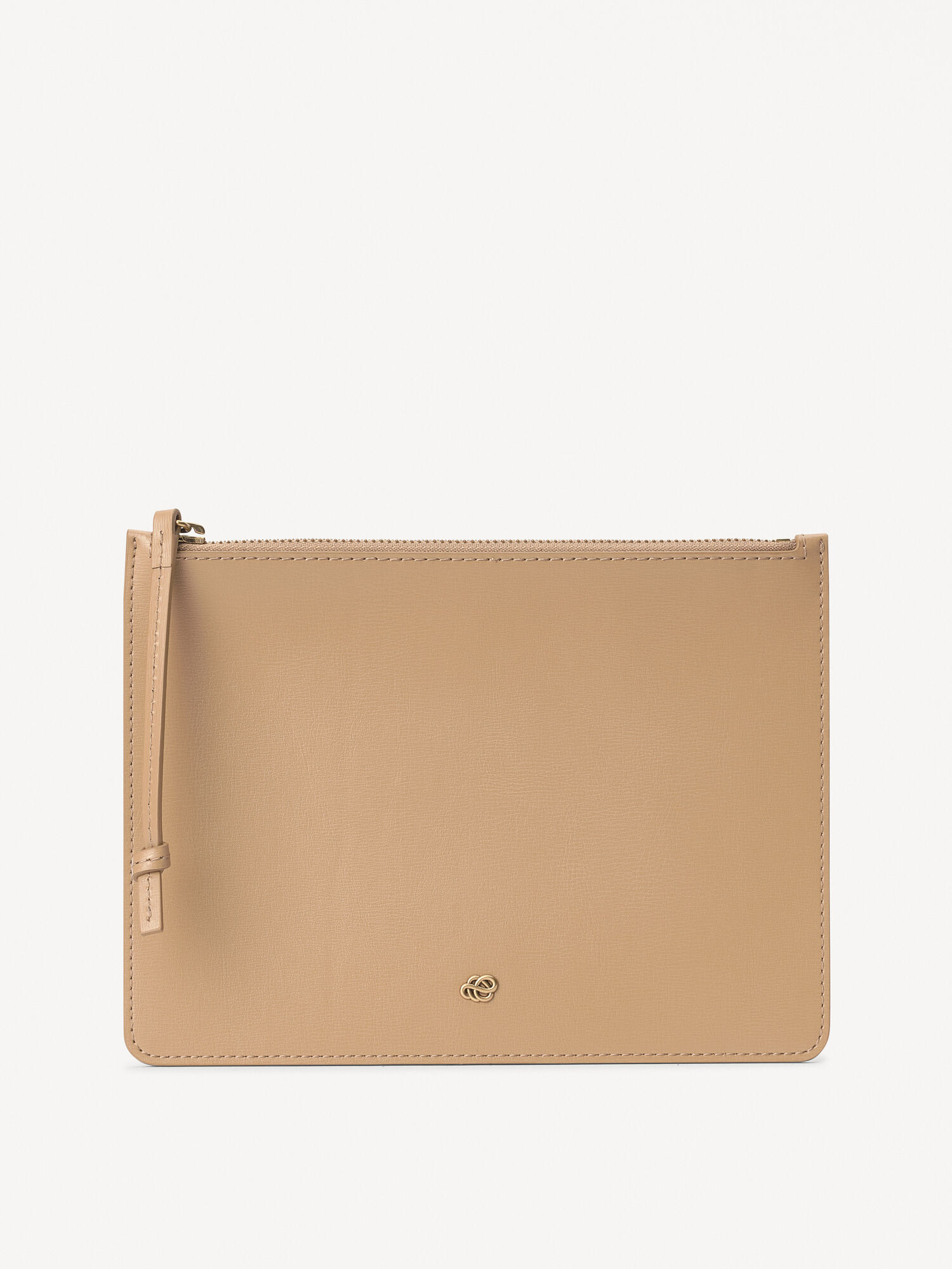 By Malene Birger Aya Leather Purse Tassen Sand | NL_BB65860