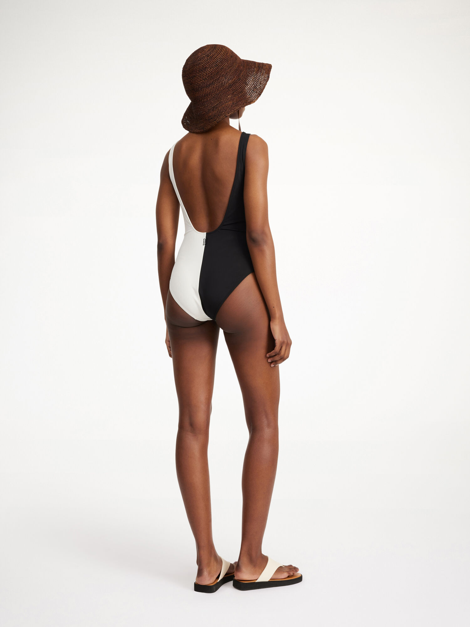 By Malene Birger Bonday Swimsuit Zwembroek Zwart Wit | NL_BB69002