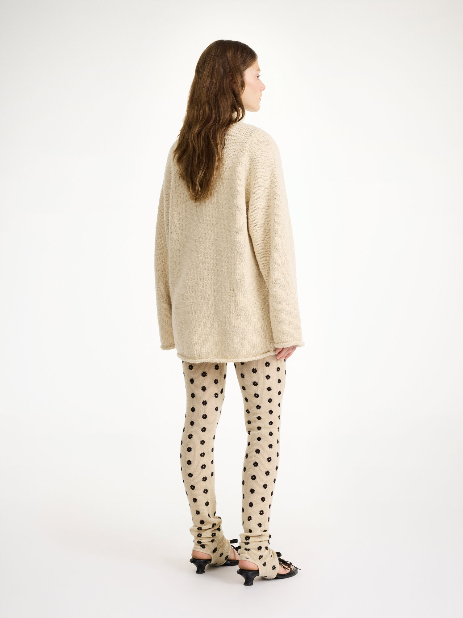 By Malene Birger Breele Wool Leggings Gebreide Kleding Bloemen | NL_BB69267