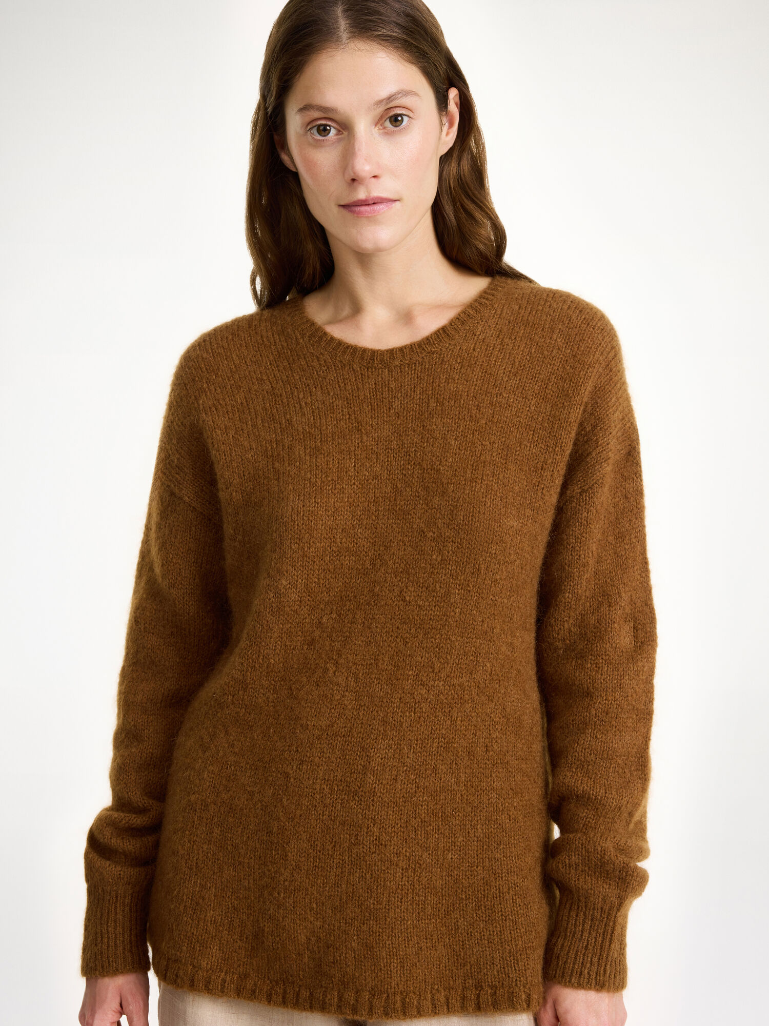 By Malene Birger Briella Mohair-blend Sweater Gebreide Kleding Bison | NL_BB58696