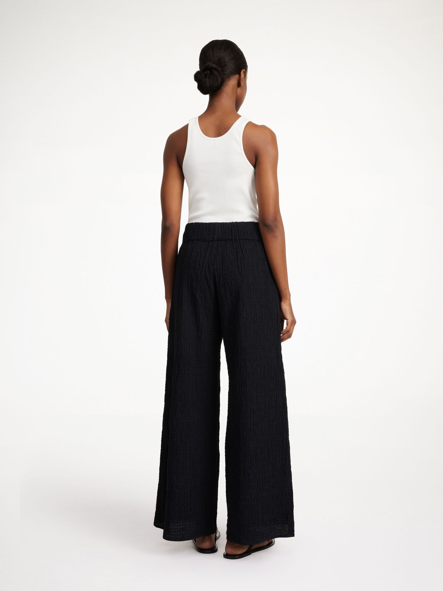 By Malene Birger Campine Wide-leg Broek Zwart | NL_BB72970