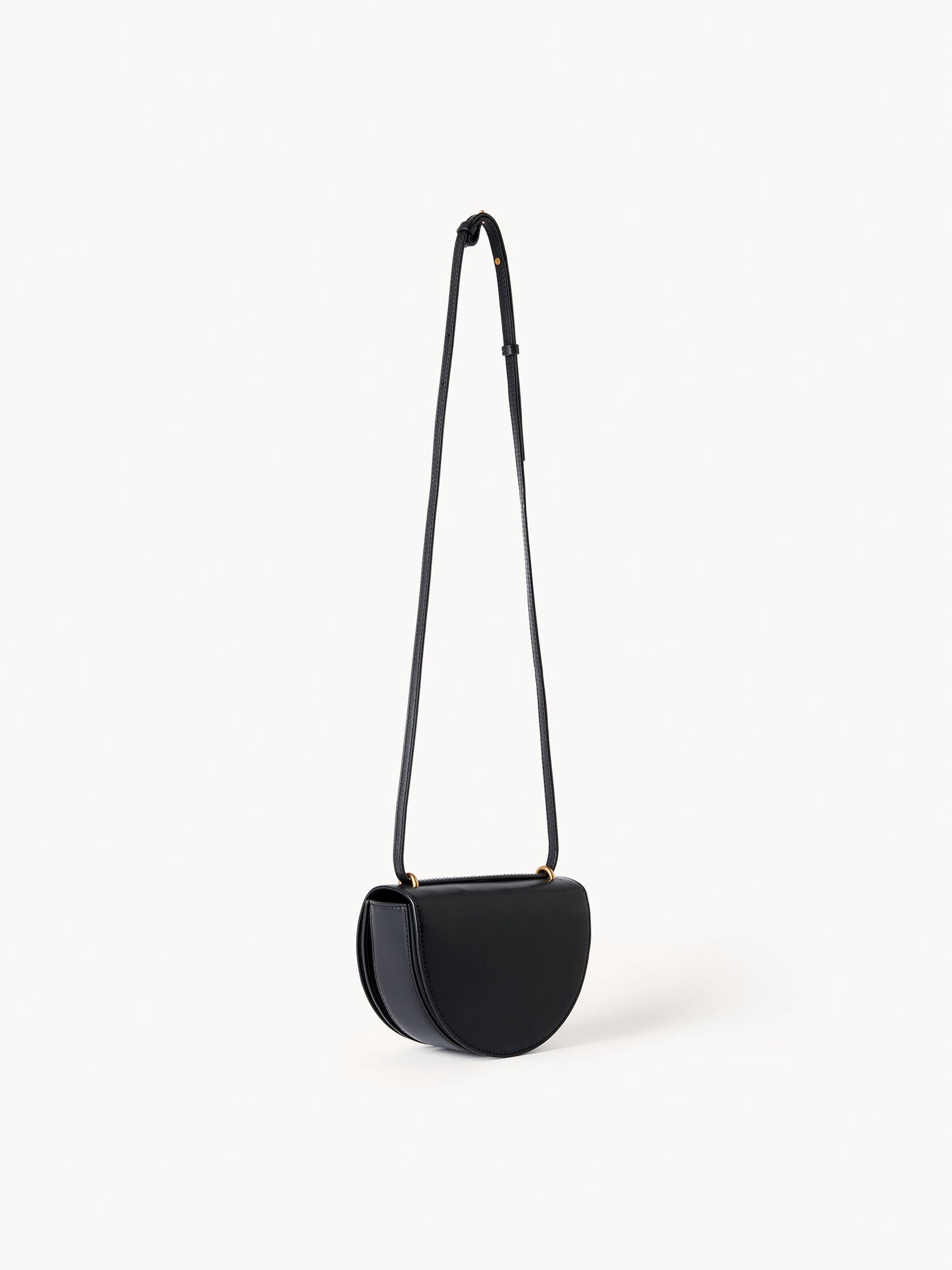 By Malene Birger Cebelle Leather Shoulder Tassen Zwart | NL_BB17014