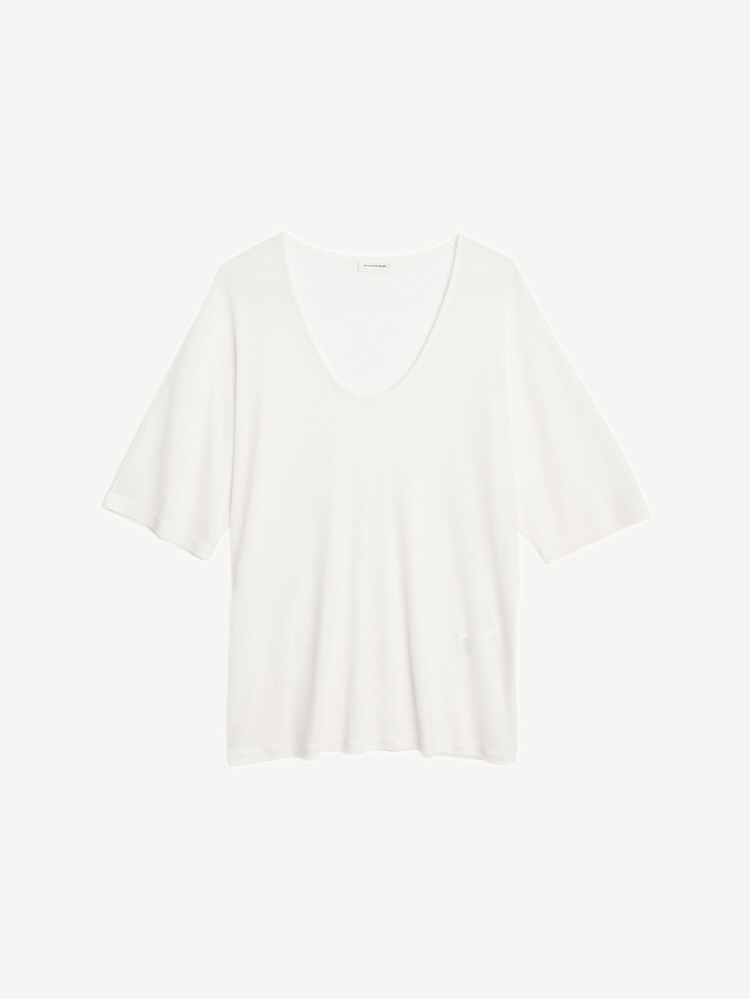 By Malene Birger Cevina Oversized T-shirt Topjes Wit | NL_BB12367