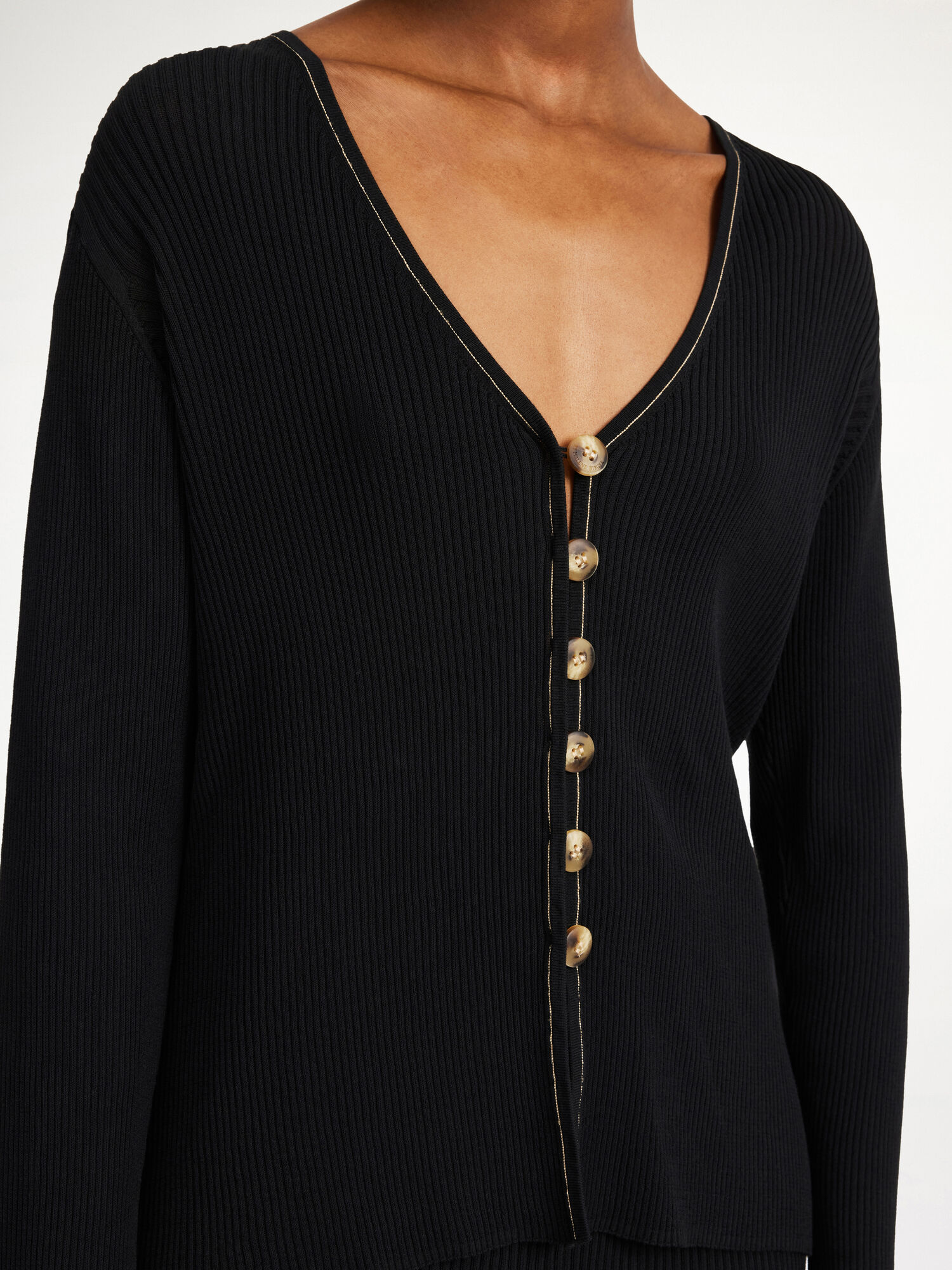 By Malene Birger Cirella Cardigan Gebreide Kleding Zwart | NL_BB19801