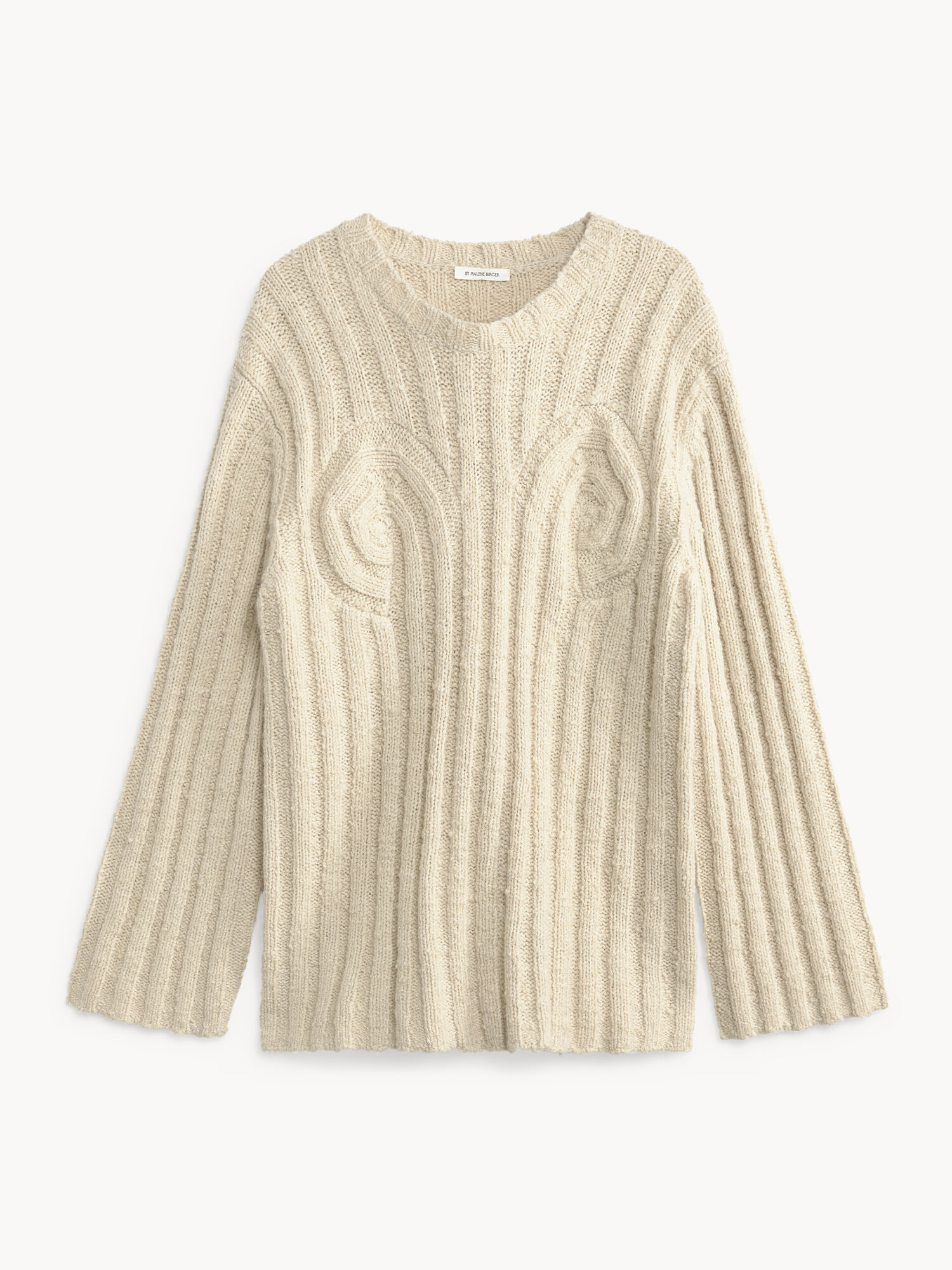 By Malene Birger Cirra Ribbed Sweater Gebreide Kleding Oyster Gray | NL_BB45352