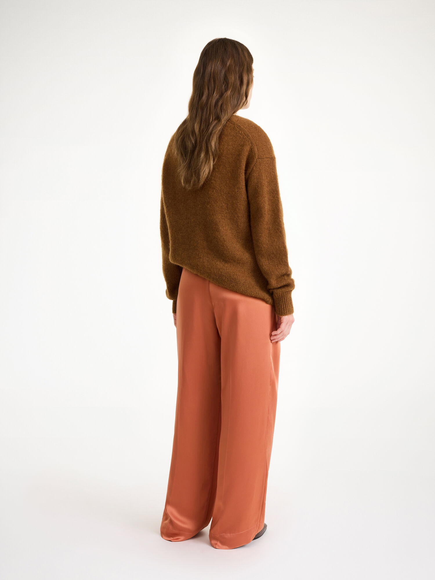 By Malene Birger Cymbaria High-waisted Broek Donker | NL_BB95280