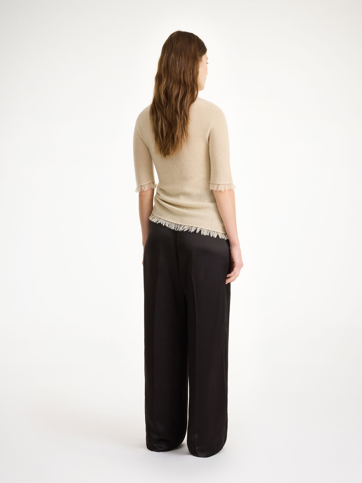 By Malene Birger Cymbaria High-waisted Broek Zwart | NL_BB97977