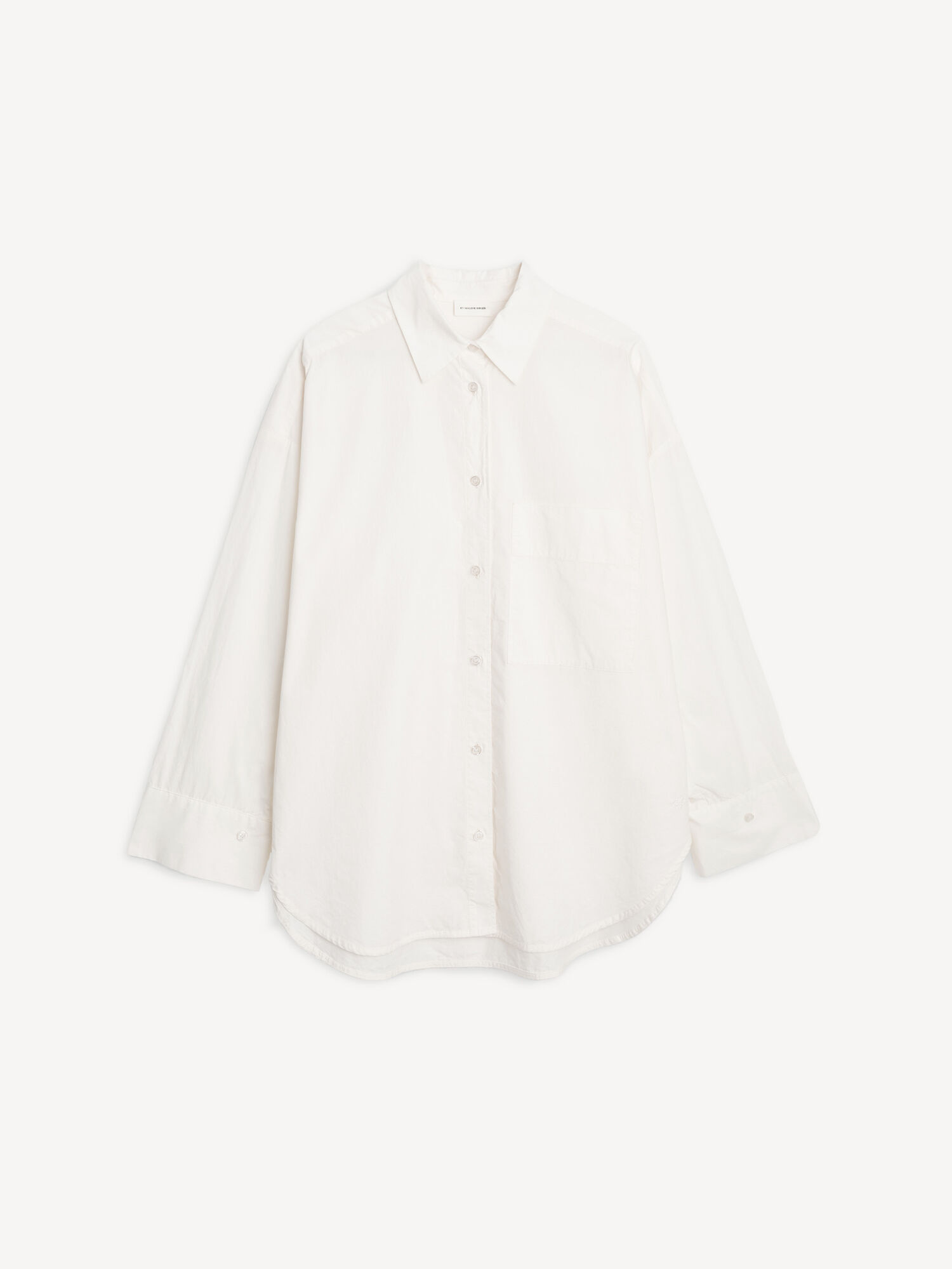 By Malene Birger Derris Organic Cotton Overhemd Wit | NL_BB16134