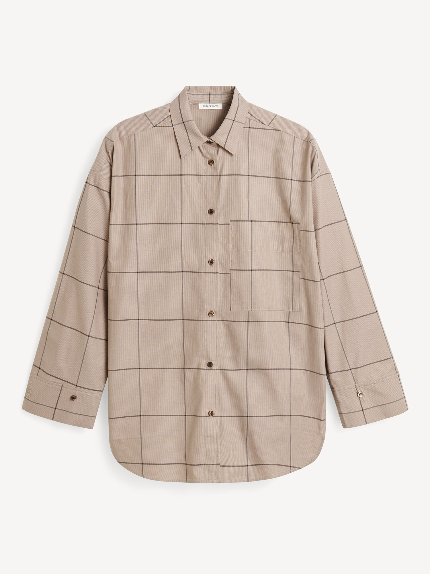 By Malene Birger Derris Organic Cotton Overhemd Autumn check | NL_BB76826