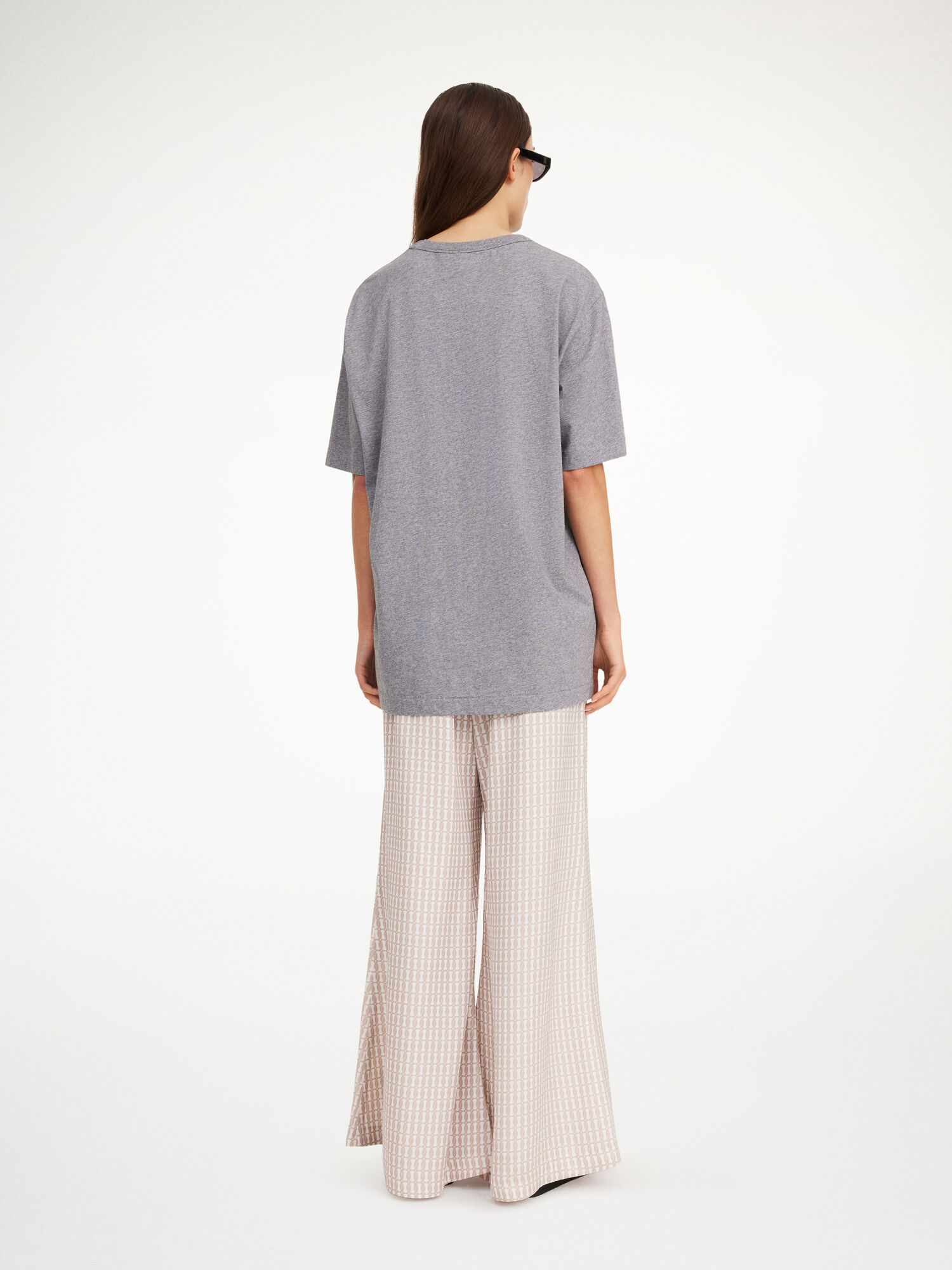 By Malene Birger Fayeh Organic Cotton T-shirt Topjes Grijs | NL_BB93586