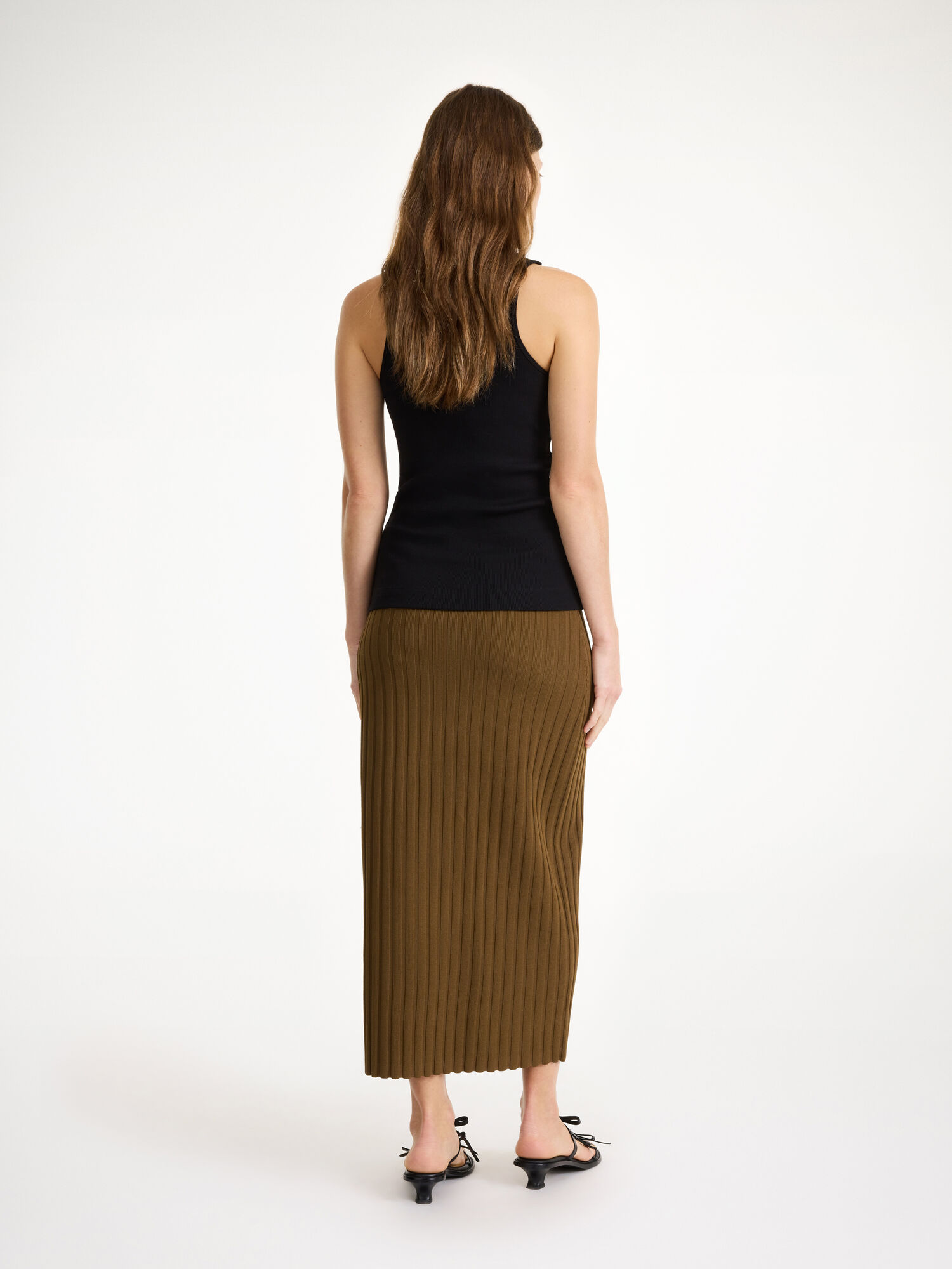 By Malene Birger Fiemme Midi Skirt Gebreide Kleding Shitake | NL_BB53300