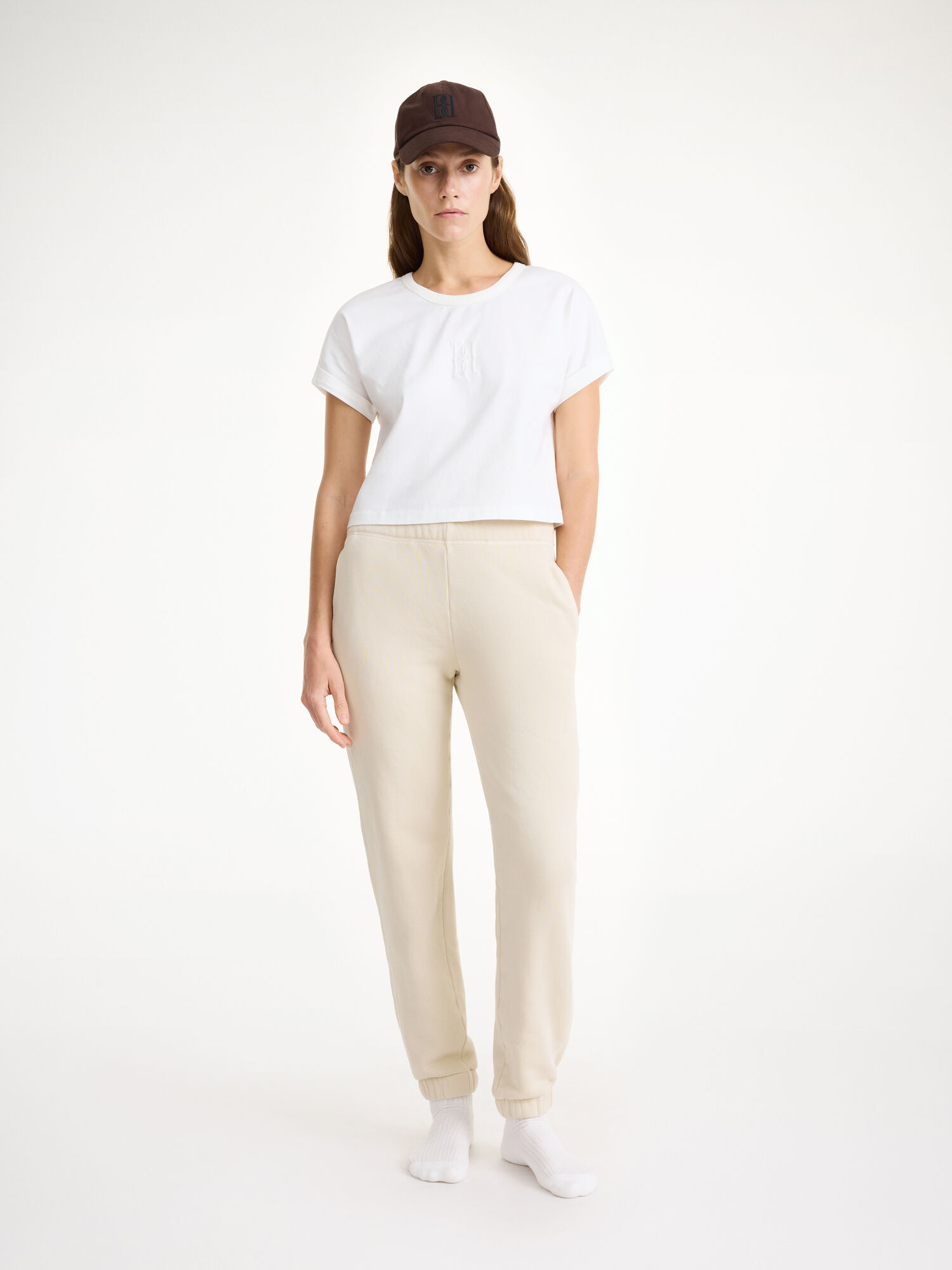 By Malene Birger Hali Organic Cotton Broek Oyster Gray | NL_BB76570