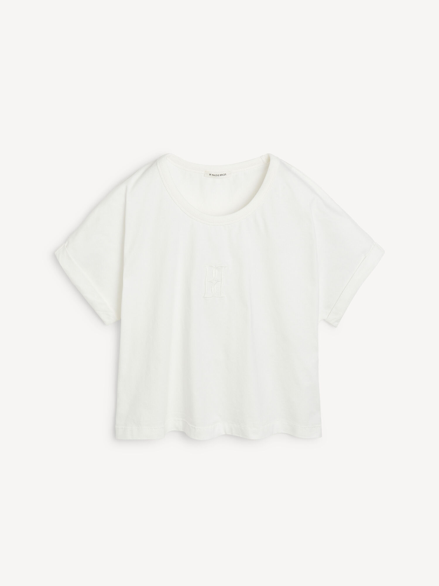 By Malene Birger Hedalia Organic Cotton T-shirt Topjes Wit | NL_BB17271