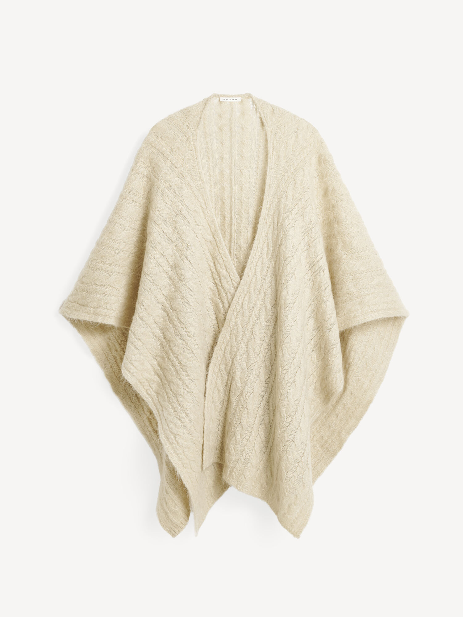 By Malene Birger Kassillas Wool-blend Poncho Gebreide Kleding Oyster Gray | NL_BB55589