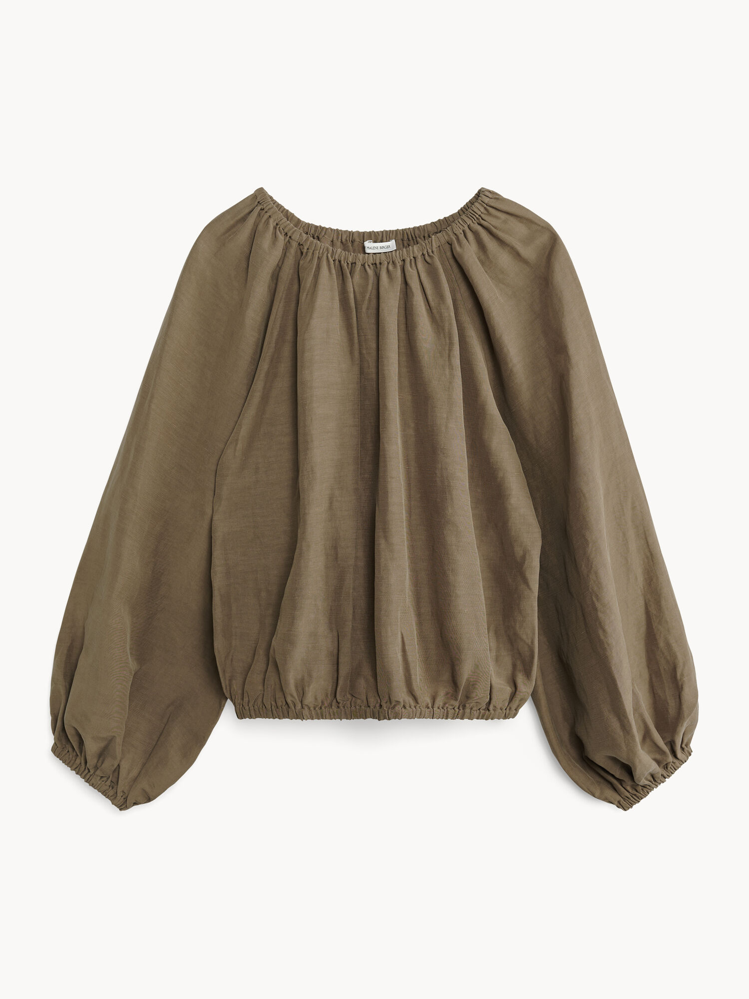 By Malene Birger Lalow Blouse Overhemd Shitake | NL_BB78693