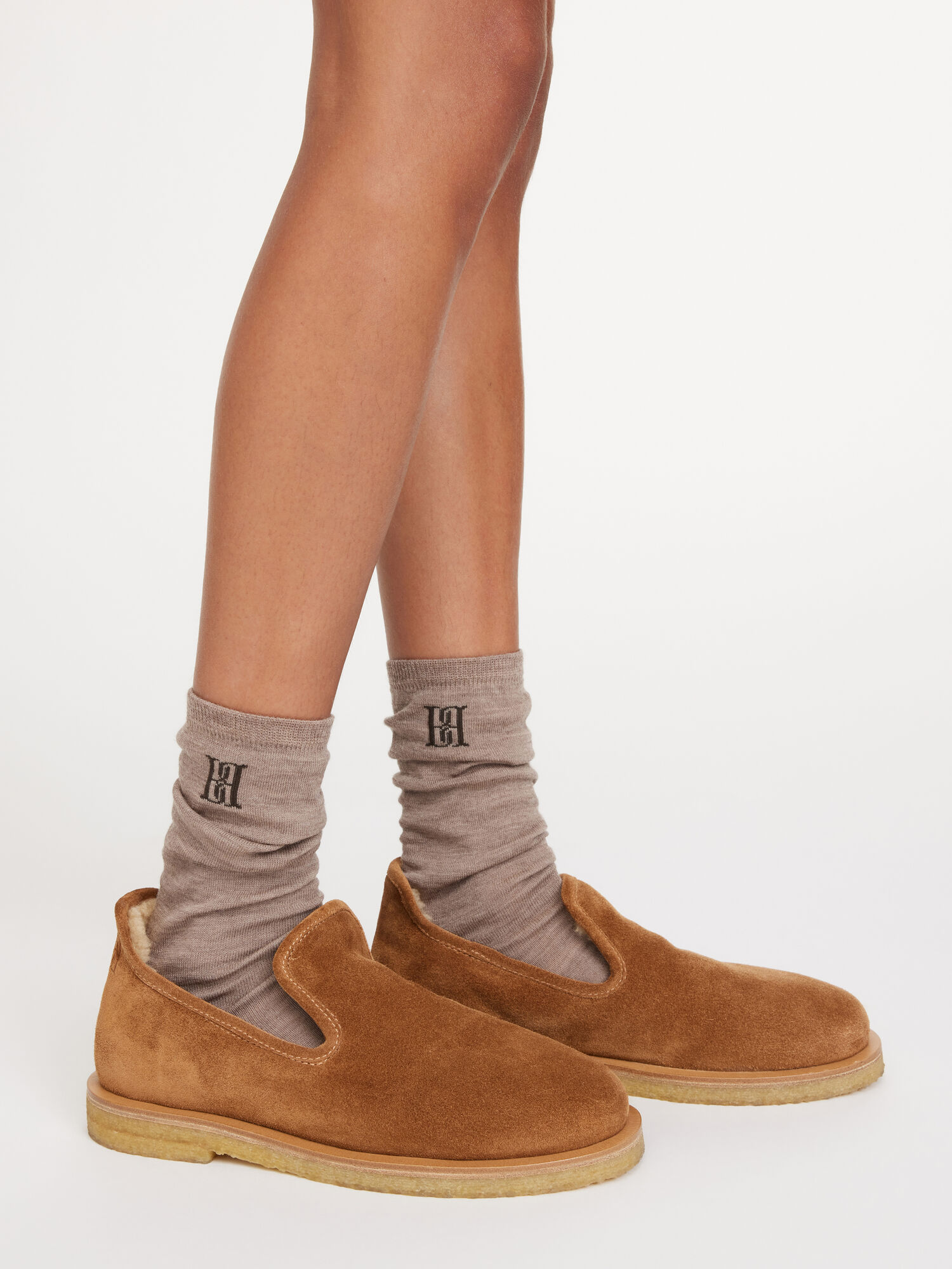 By Malene Birger Leiann Socks Andere Accessoires Bruin | NL_BB38006