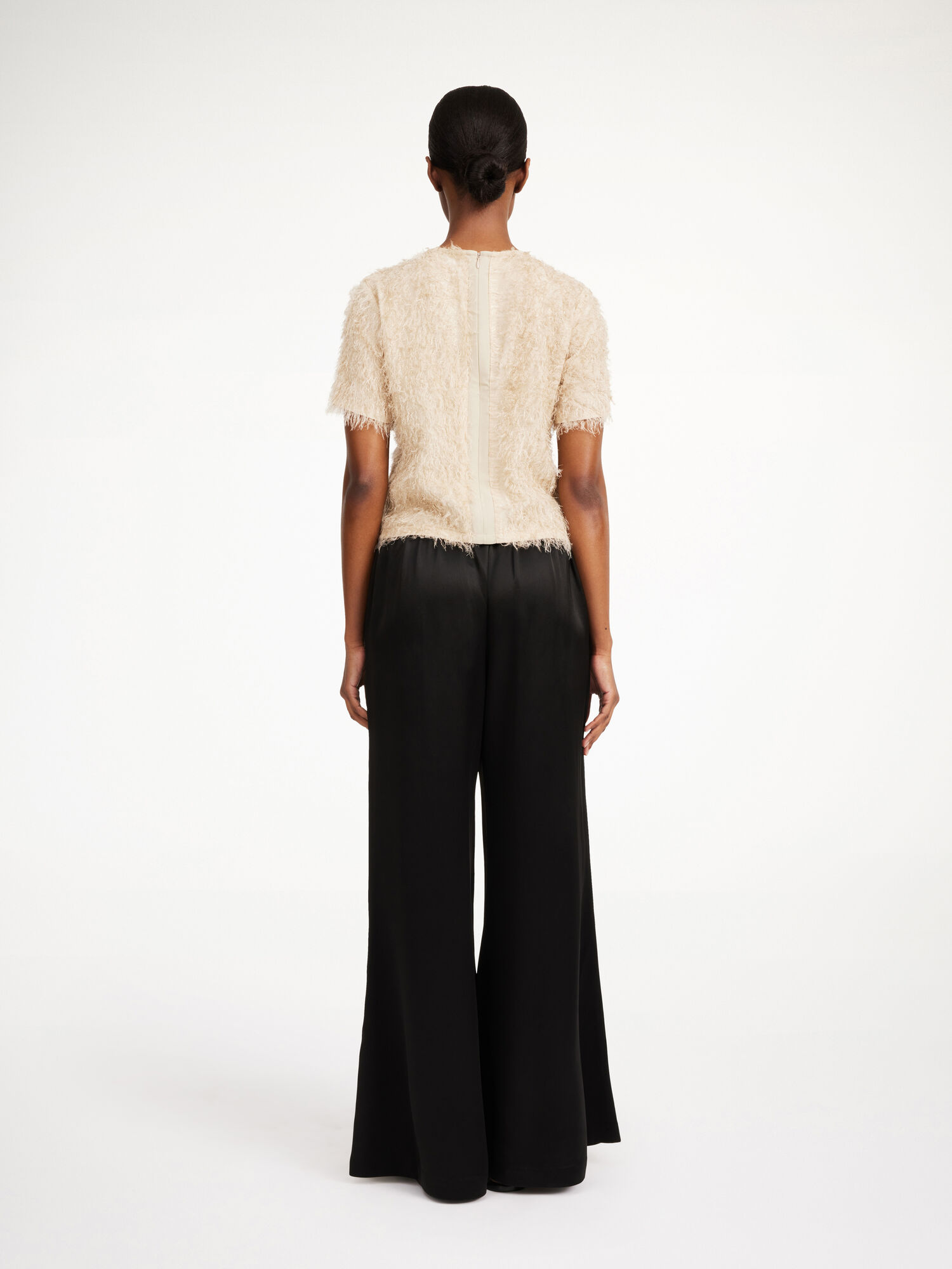 By Malene Birger Lucee Flared Broek Zwart | NL_BB51938