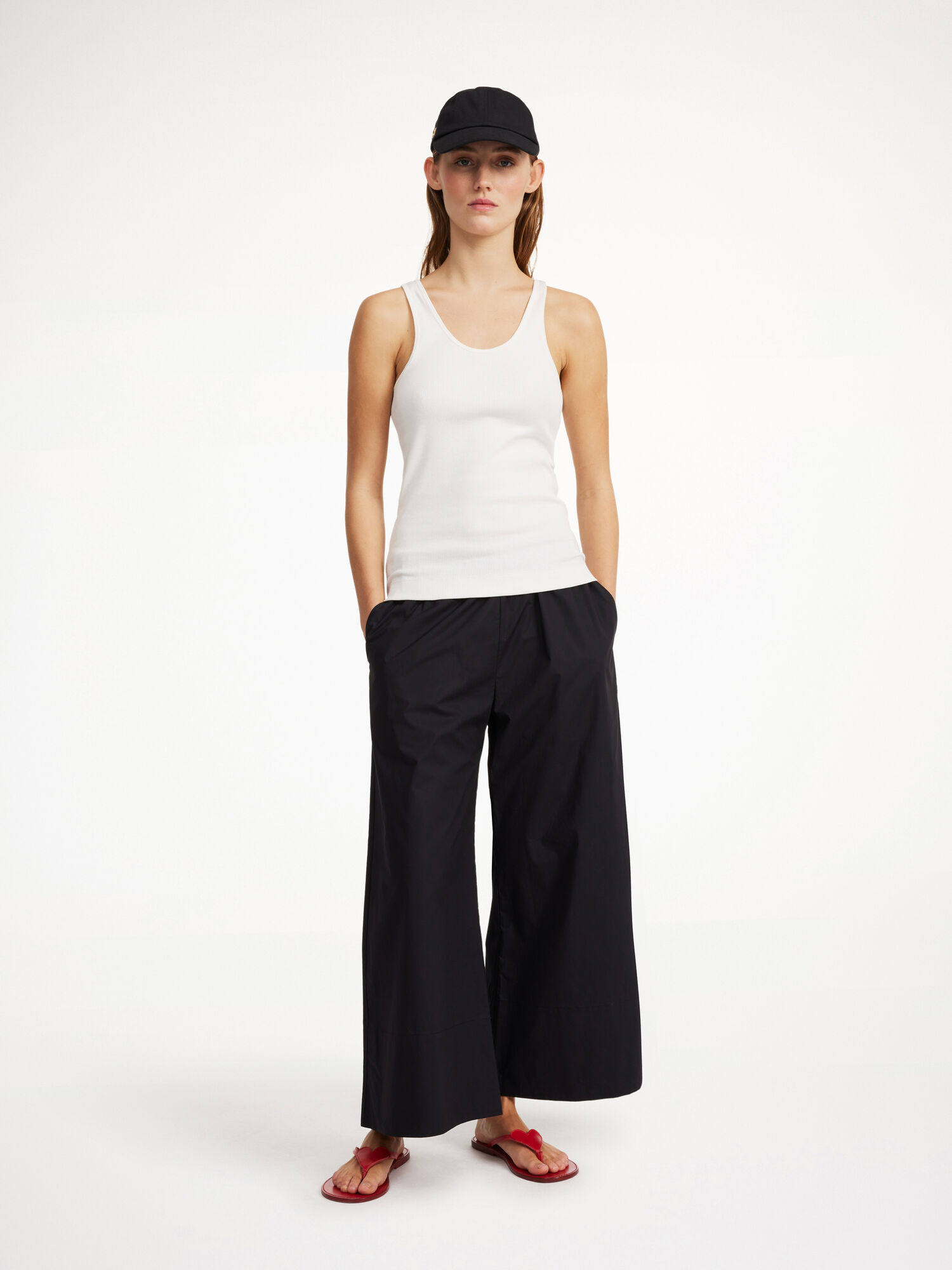 By Malene Birger Luisa High-waisted Broek Zwart | NL_BB69580