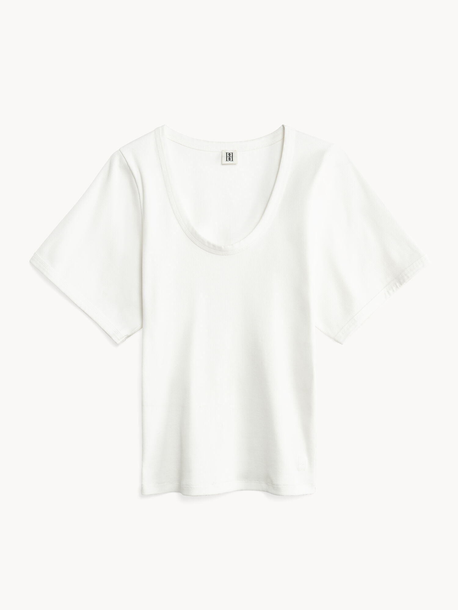 By Malene Birger Lunai T-shirt Topjes Wit | NL_BB25448