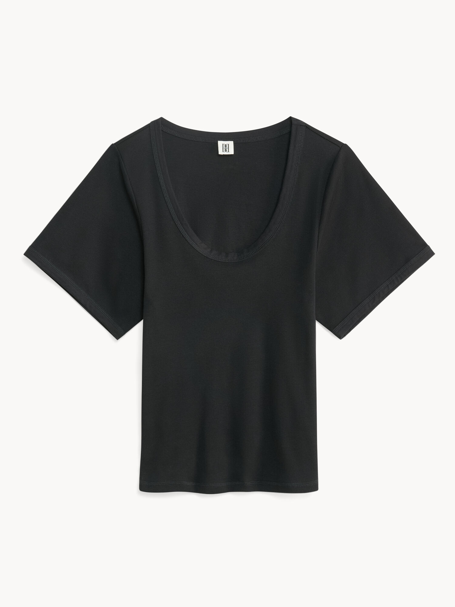 By Malene Birger Lunai T-shirt Topjes Zwart | NL_BB46970