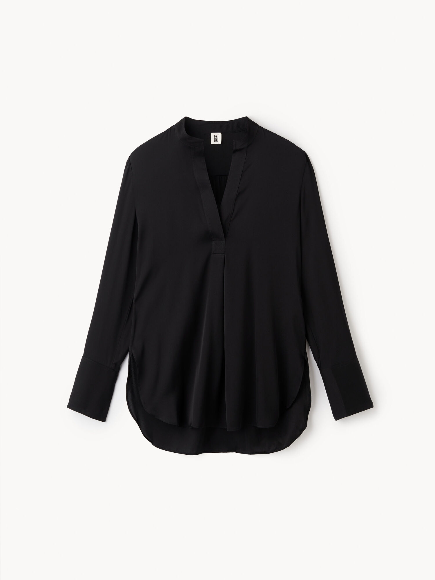 By Malene Birger Mabillon Silk Overhemd Zwart | NL_BB87351