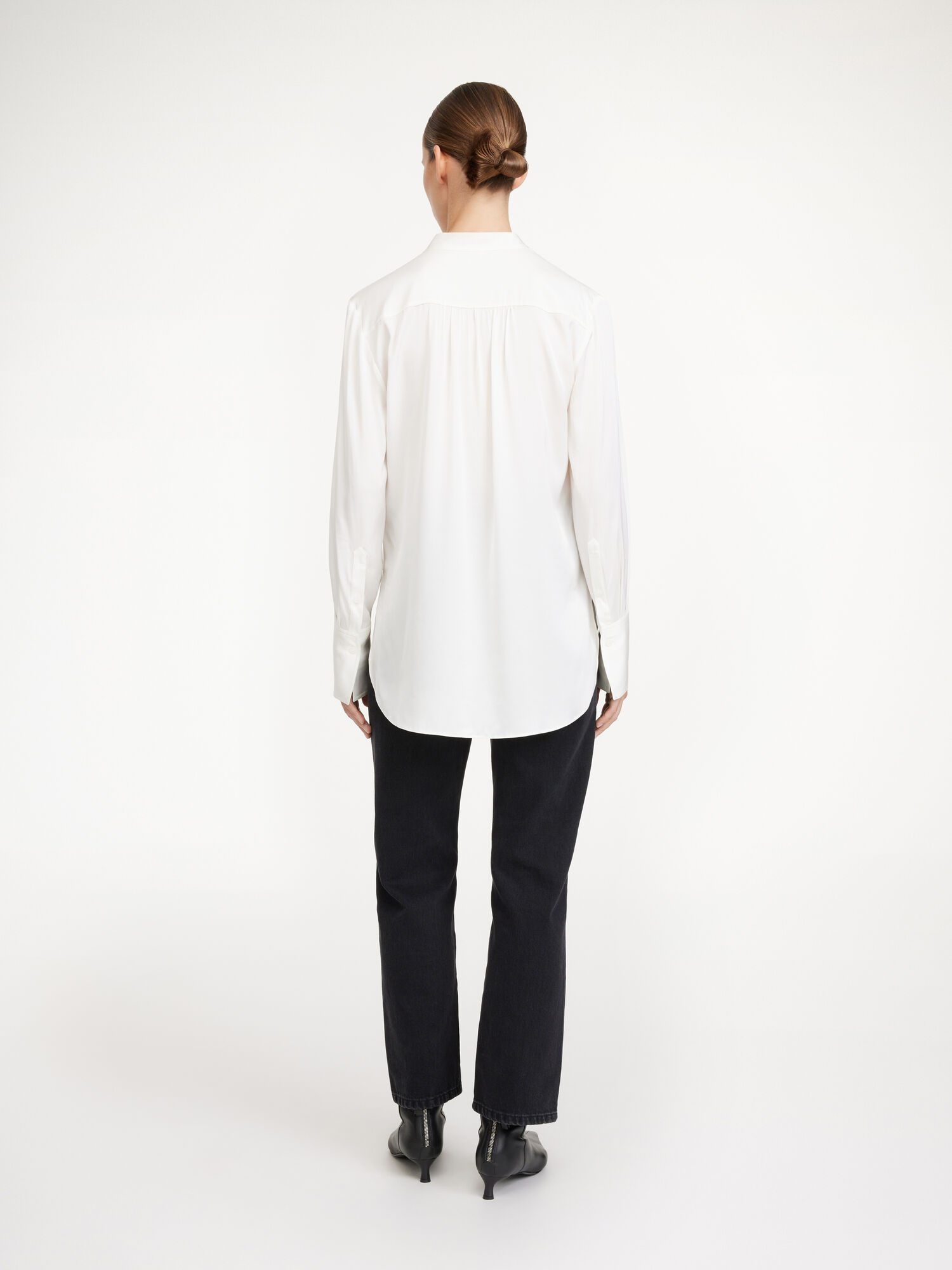 By Malene Birger Mabillon Silk Overhemd Wit | NL_BB59798