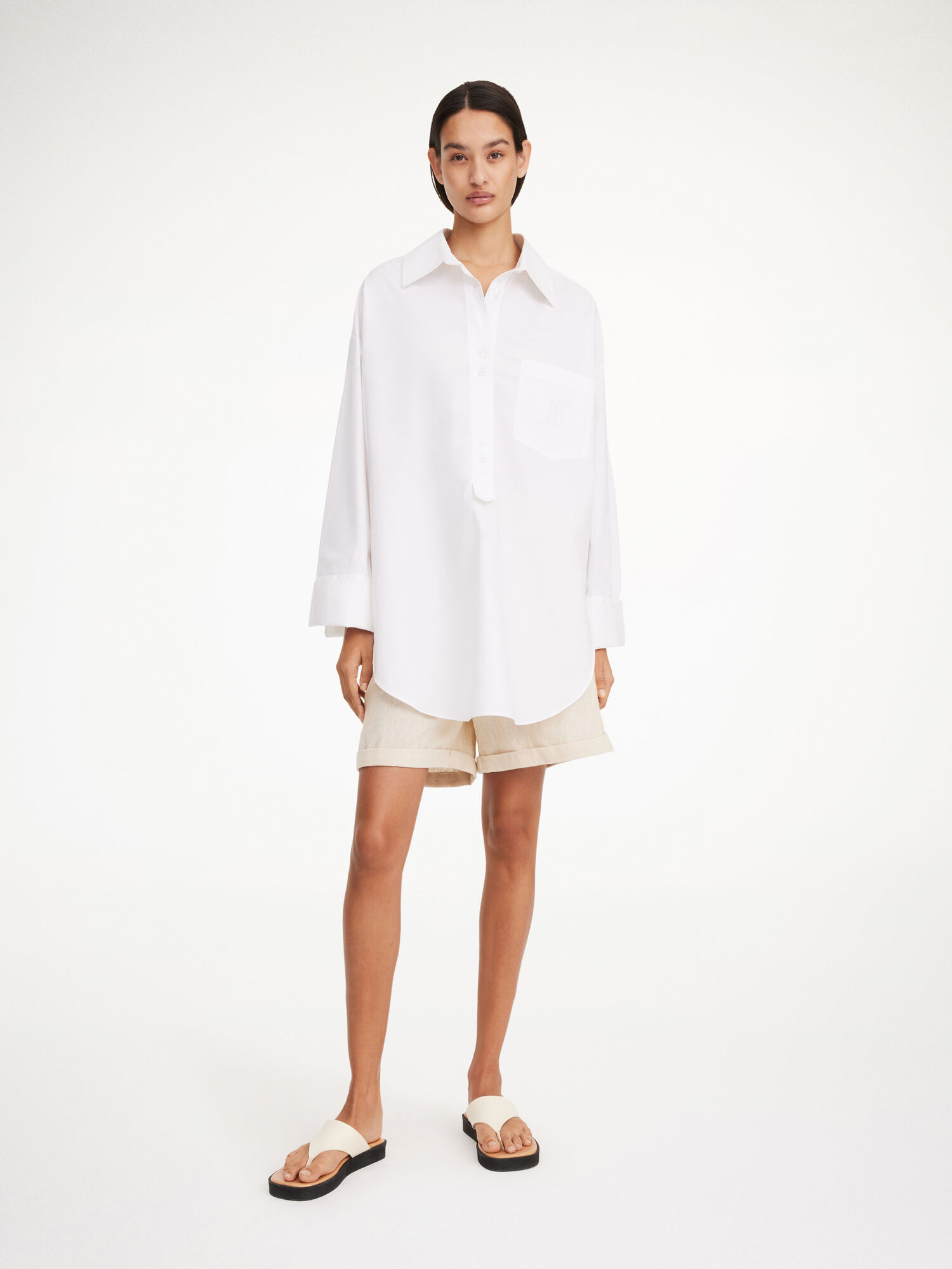 By Malene Birger Maye Organic Cotton Overhemd Wit | NL_BB64205