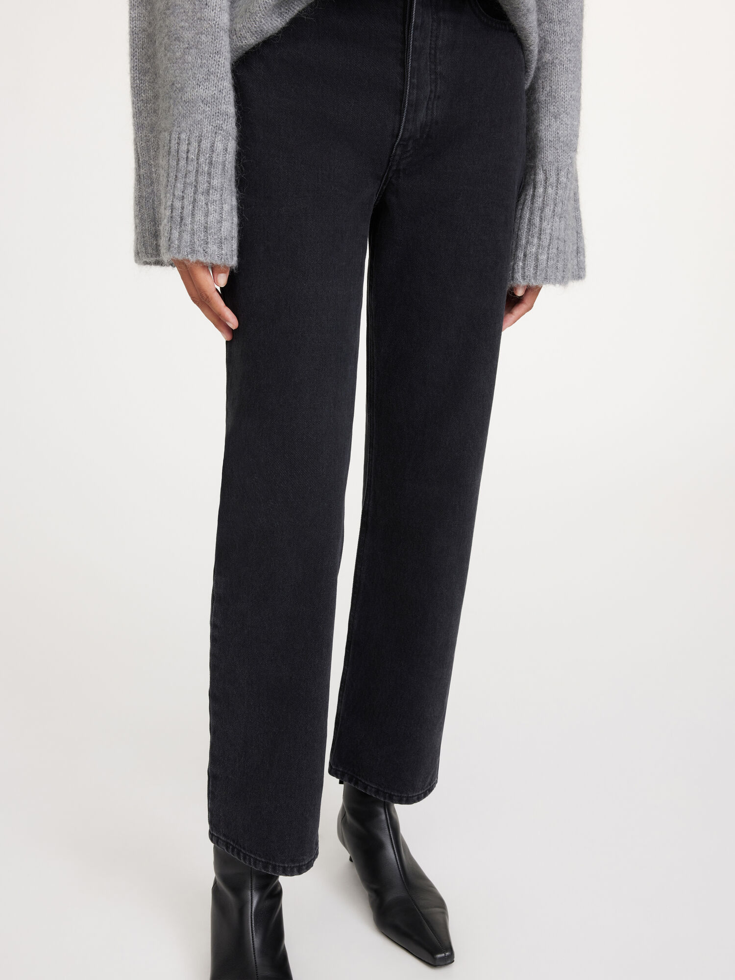 By Malene Birger Milium Organic Cotton Jeans Zwart | NL_BB22390