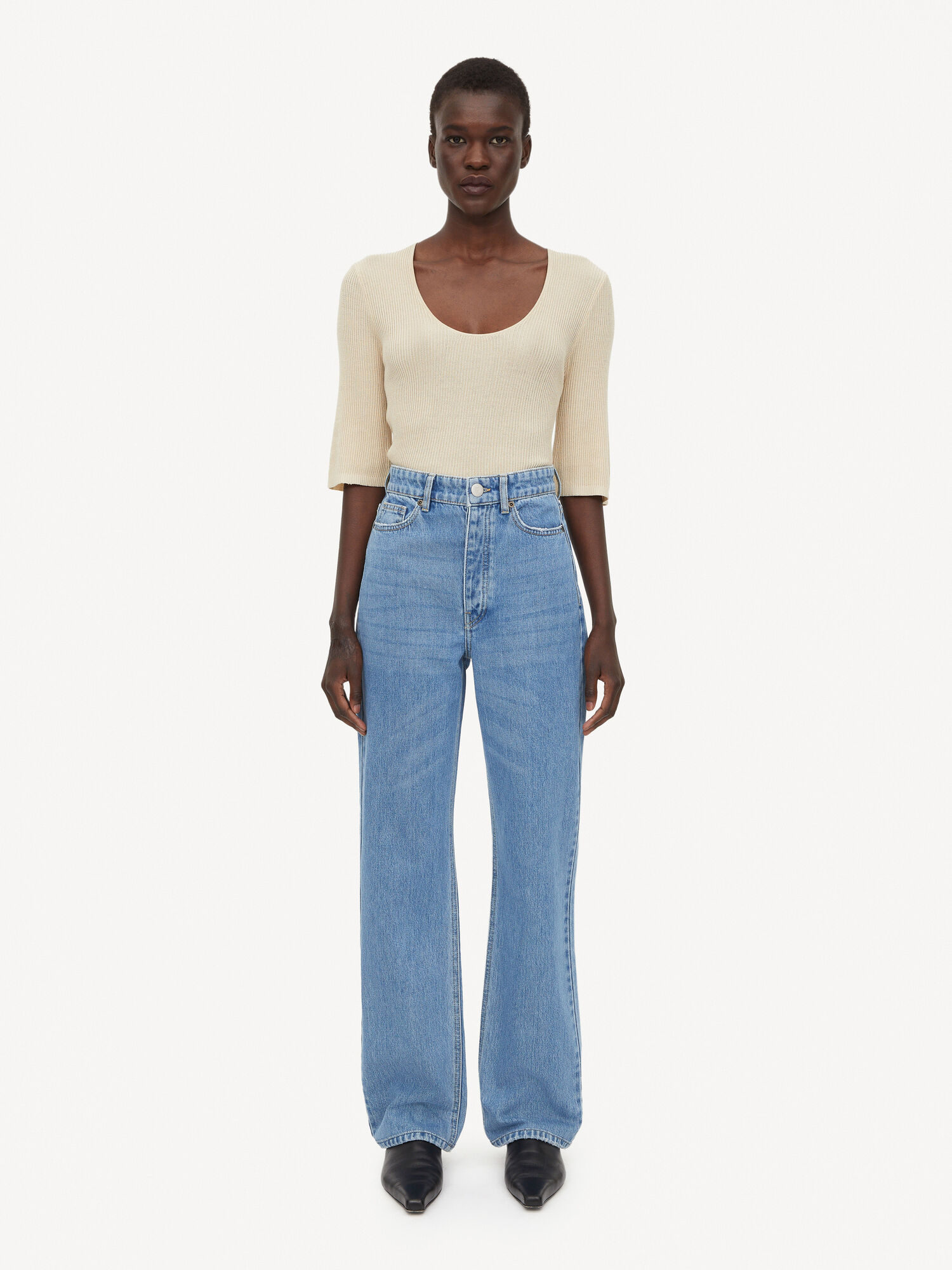 By Malene Birger Miliumlo Organic Cotton Jeans Blauw | NL_BB21465